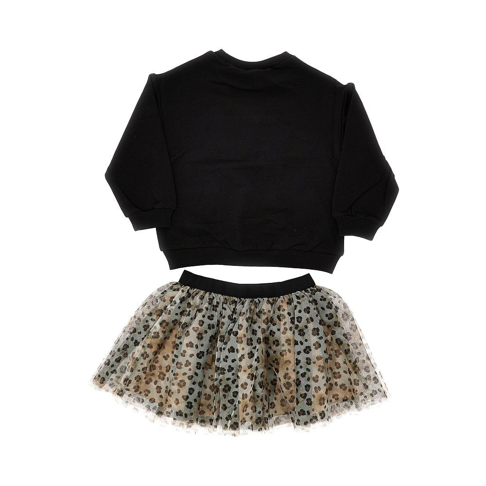 Set due pezzi felpa e gonna