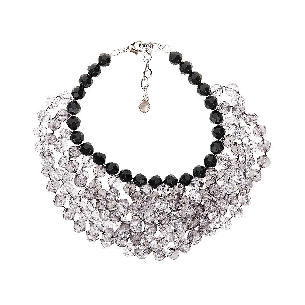 Collana multifilo in perline