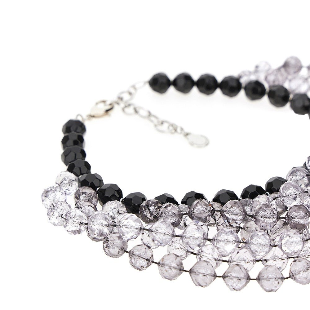 Collana multifilo in perline