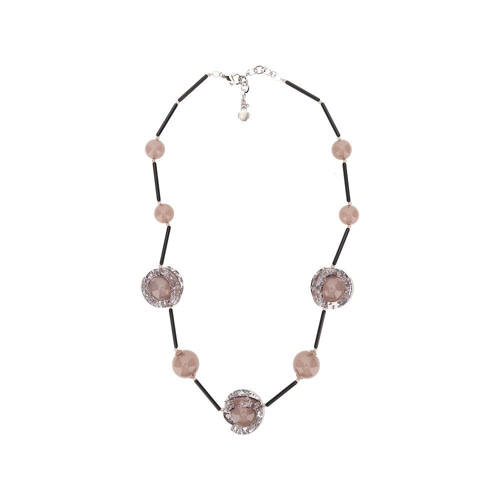 Collana con sfere satelliti