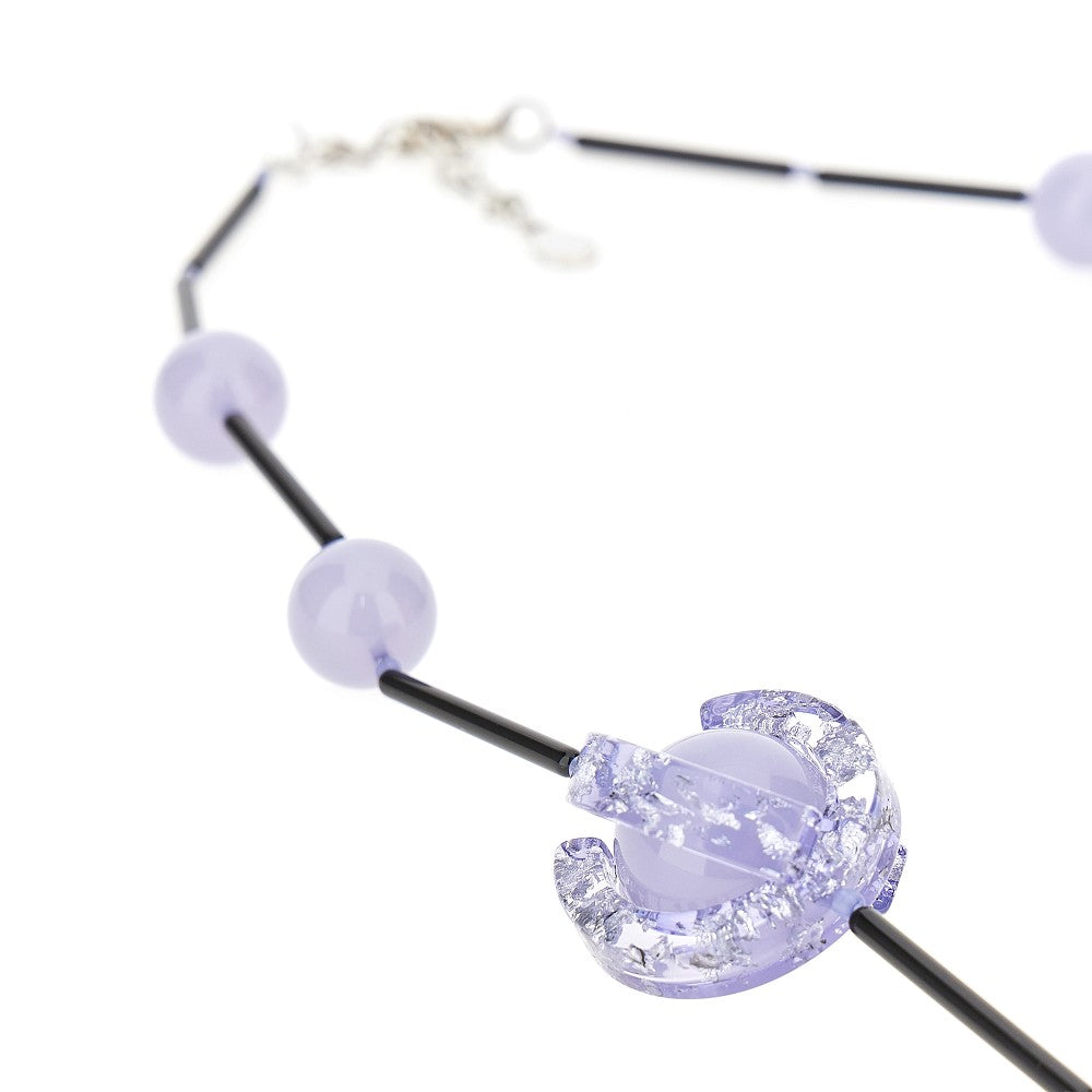 Collana con sfere satelliti