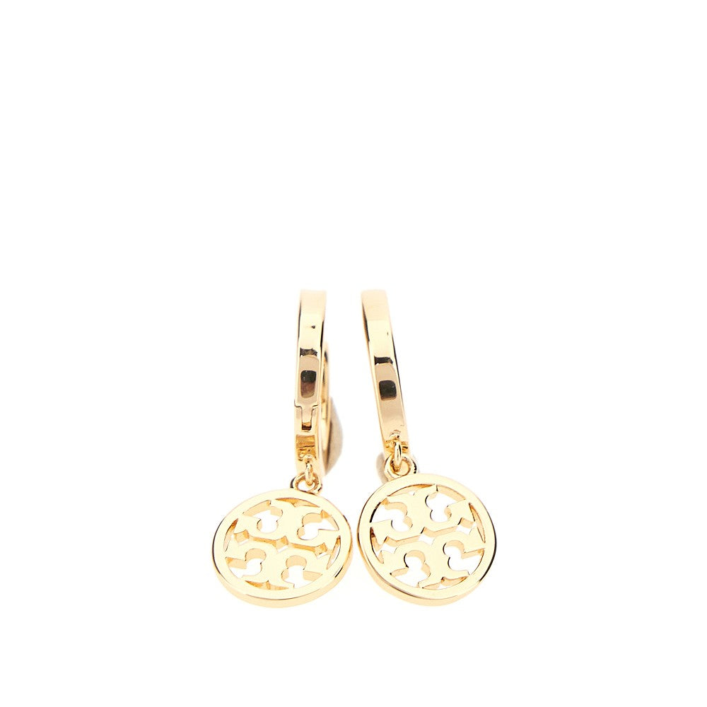 'Miller' pendant hoop earrings