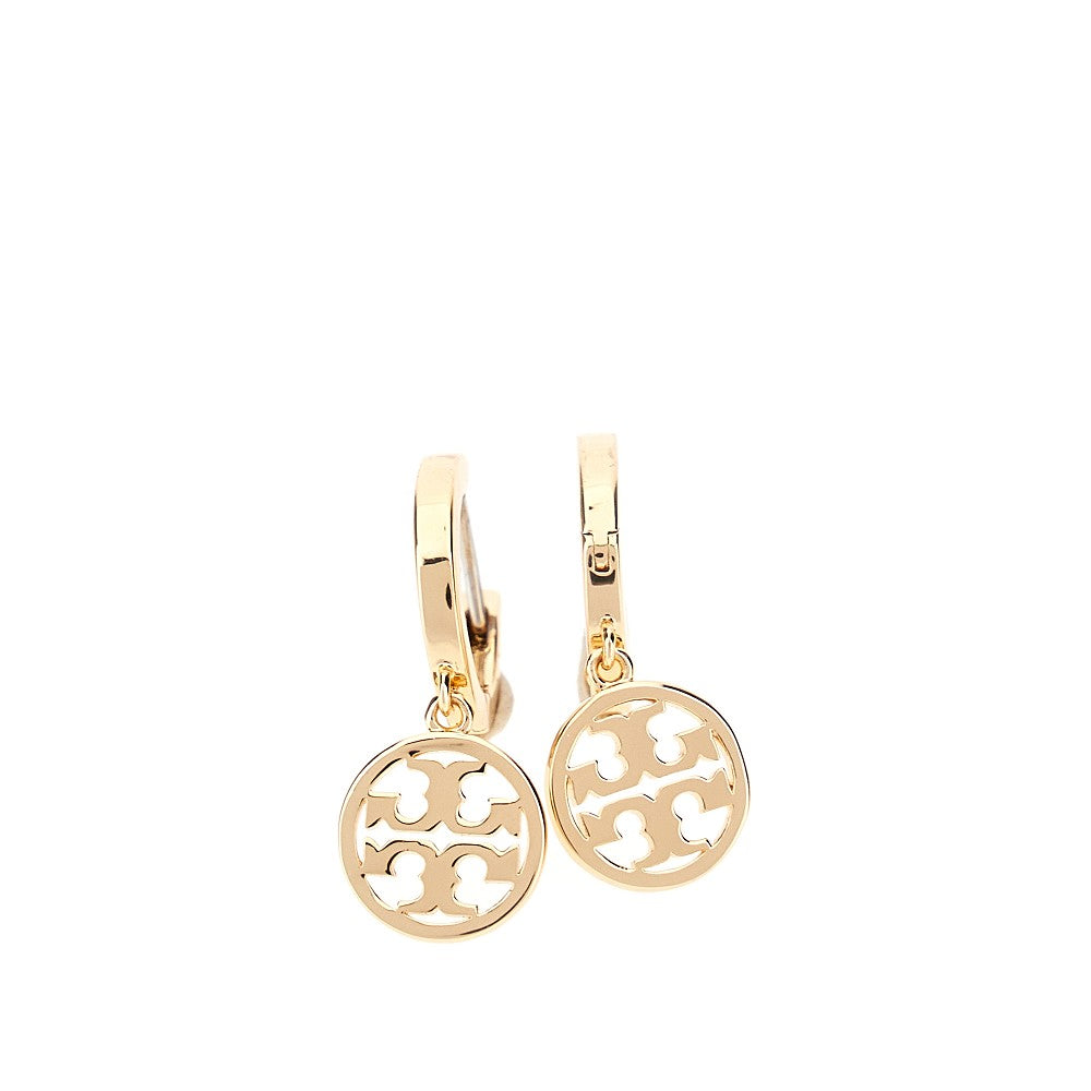 'Miller' pendant hoop earrings