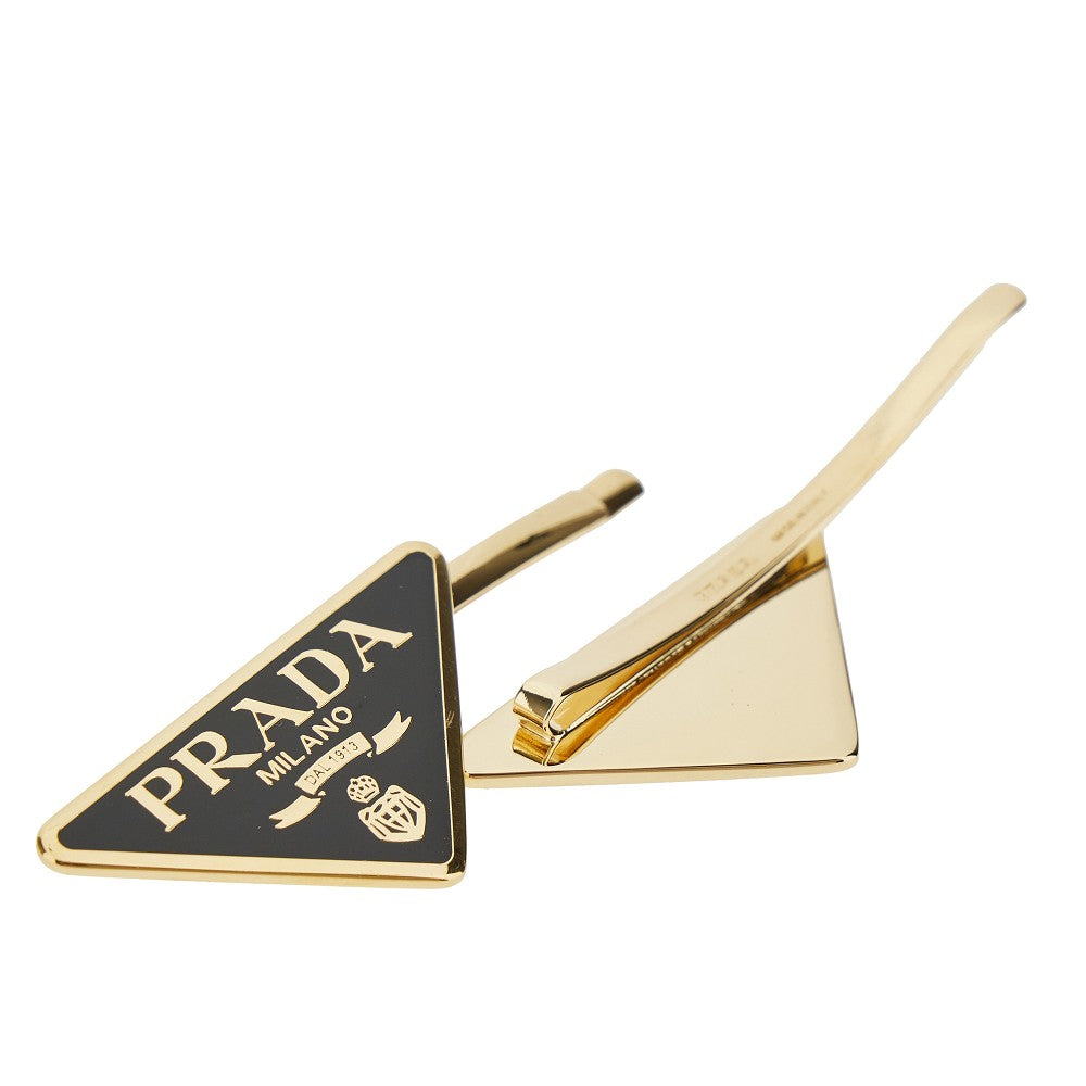Fermagli per capelli con logo triangolo