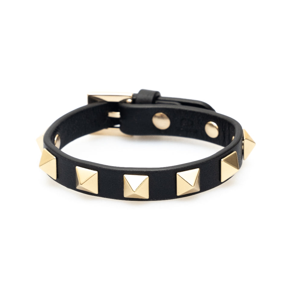 Bracciale in pelle Rockstud