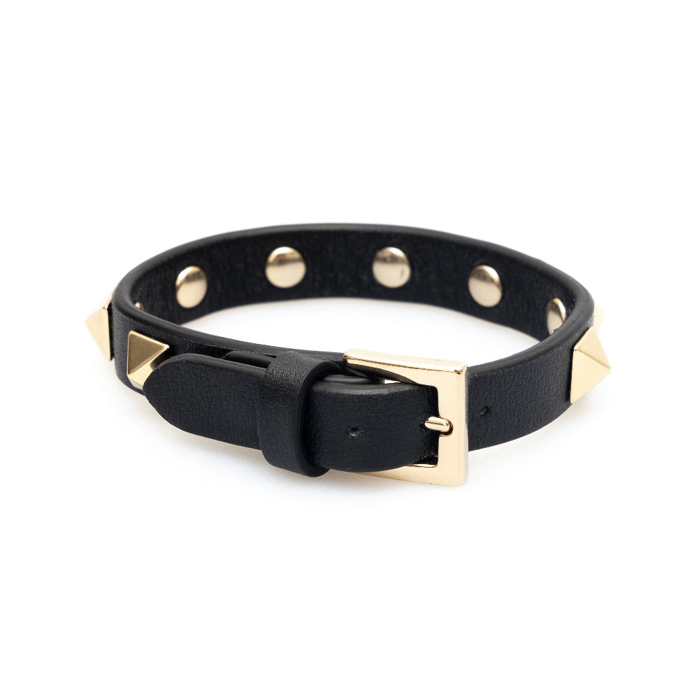 Bracciale in pelle Rockstud