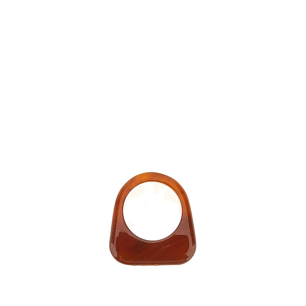 Anello 'Plage' in resina con logo