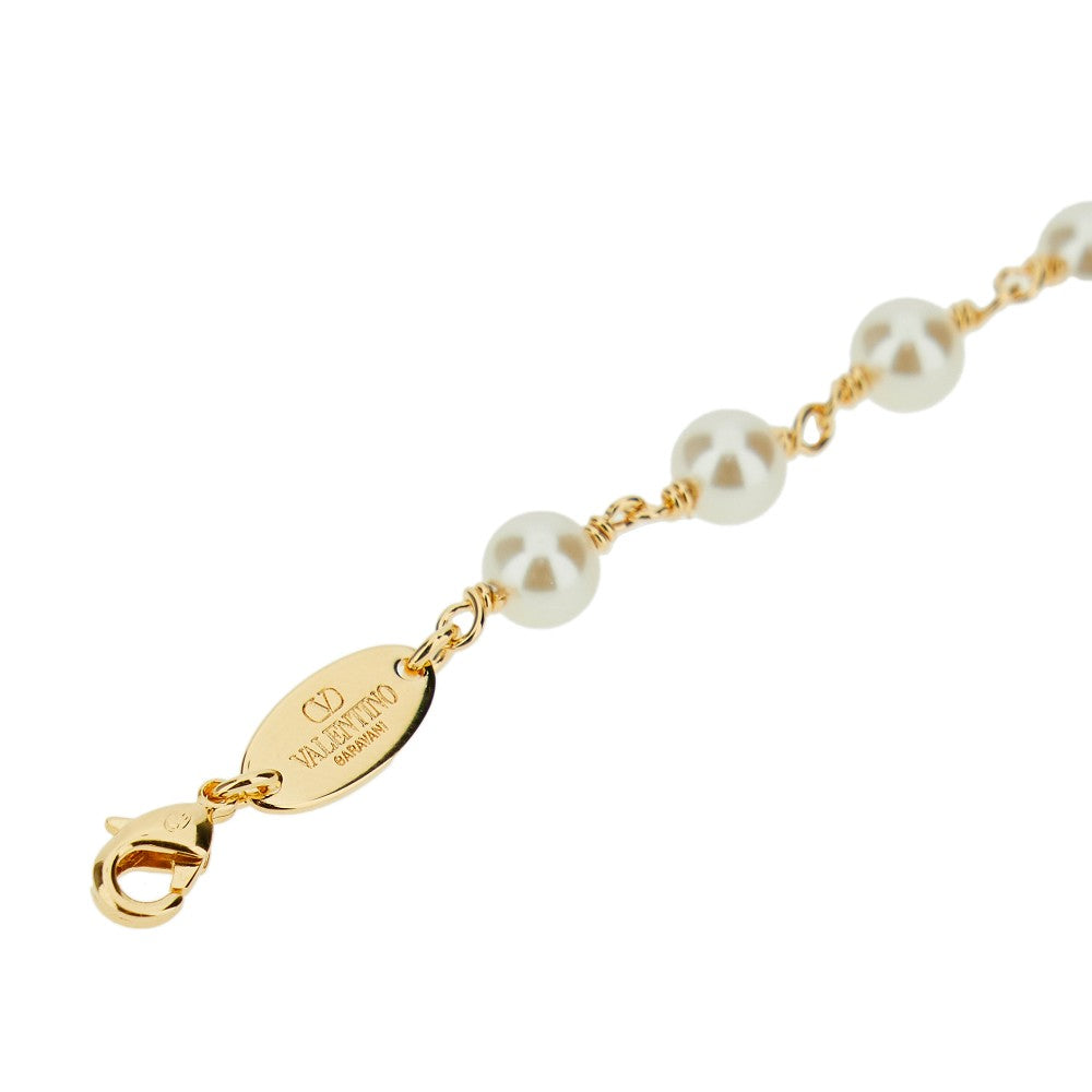 Bracciale 'VLogo Signature' con perle