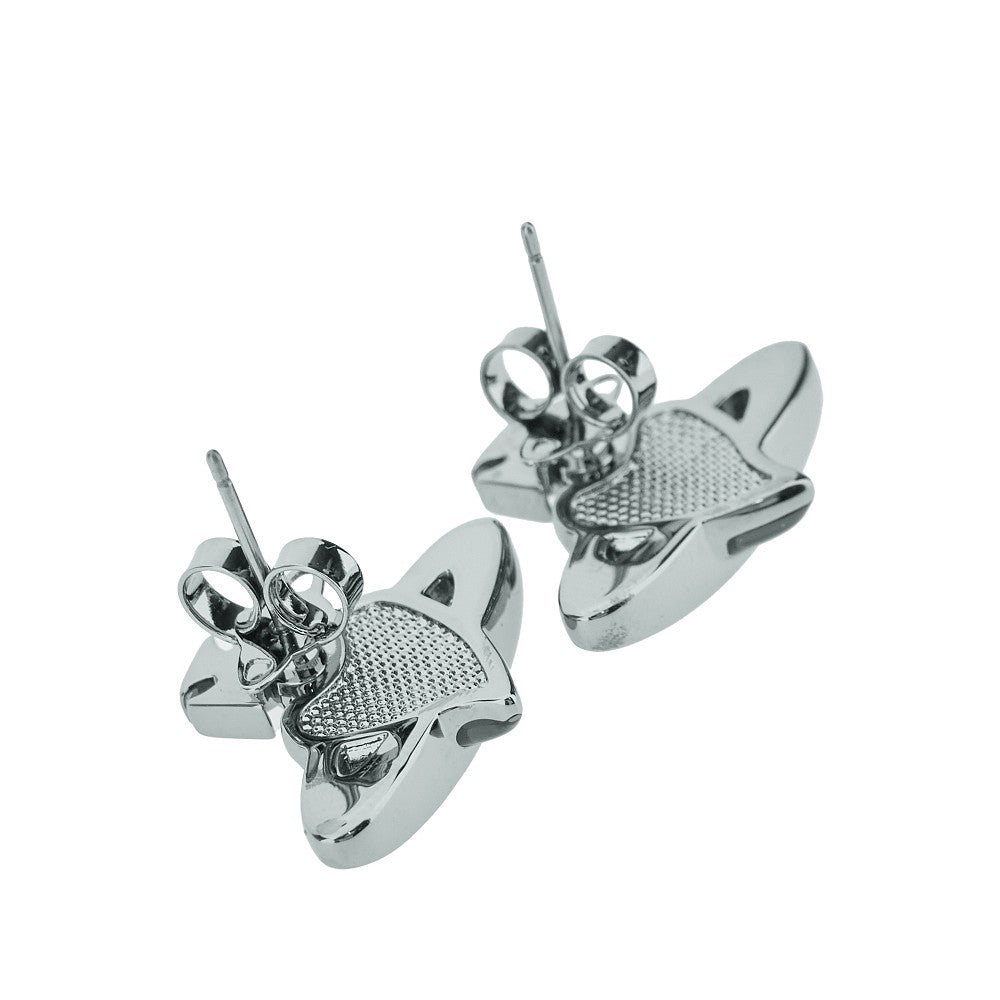 'New Diamante Heart' earrings