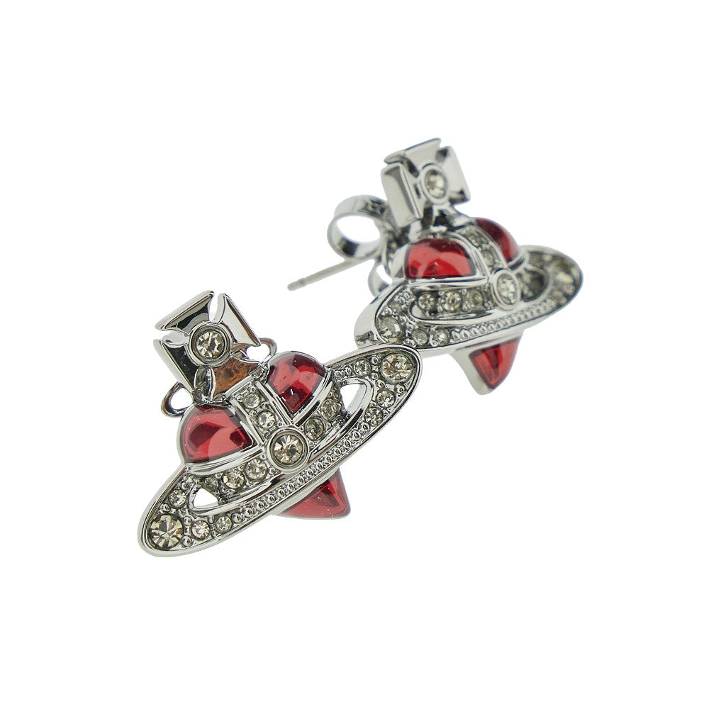 'New Diamante Heart' earrings