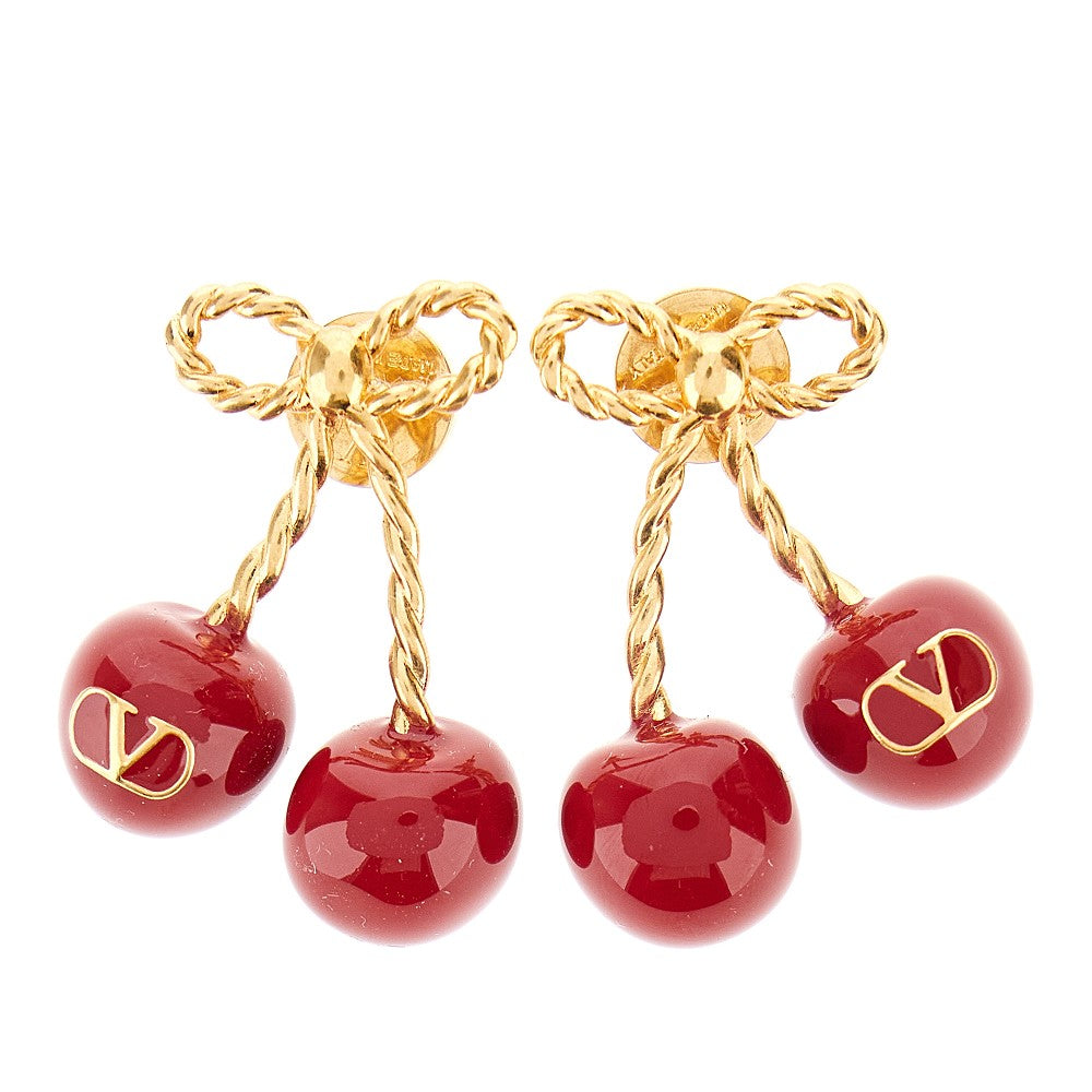 'Chez Valentino Cherryfic' earrings