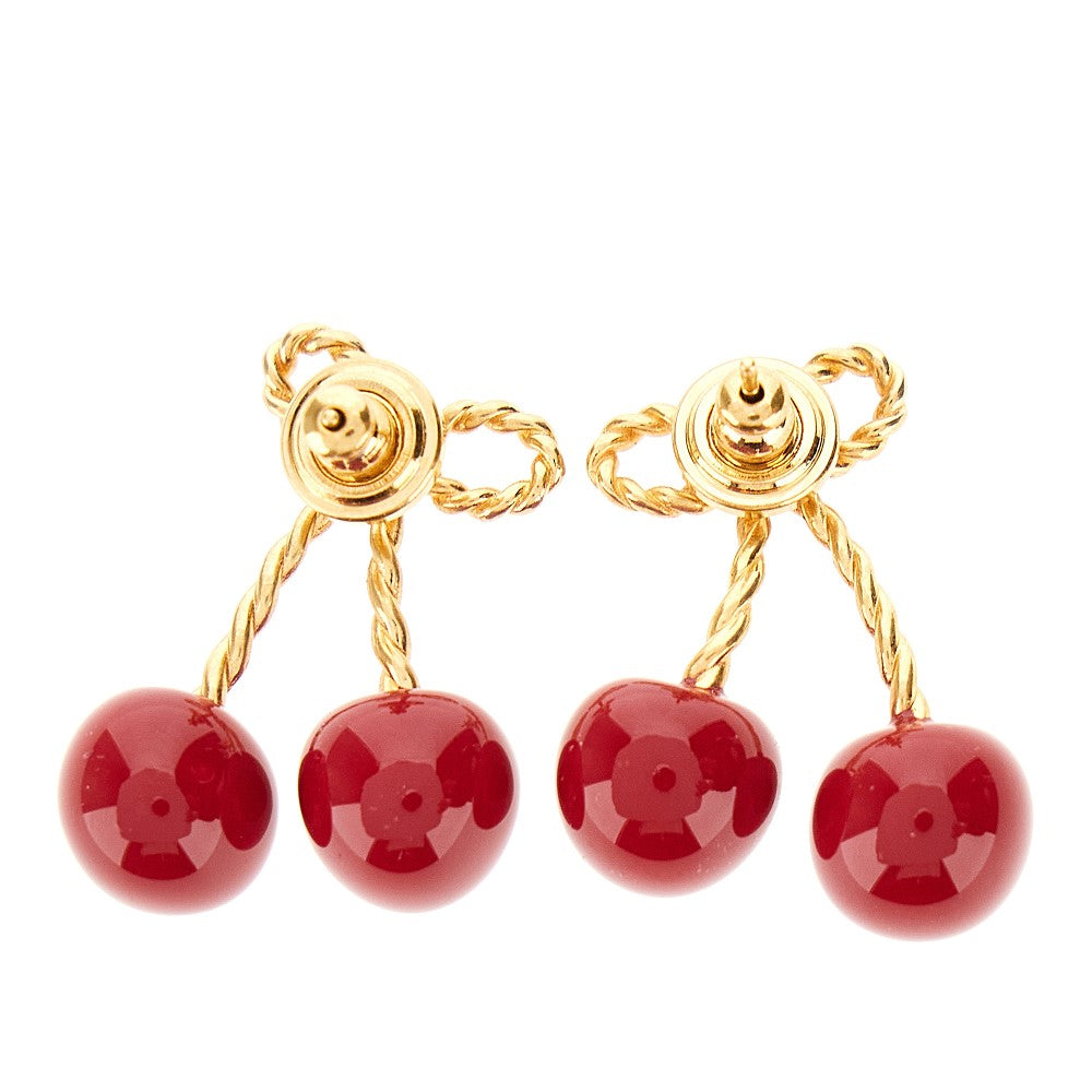 'Chez Valentino Cherryfic' earrings