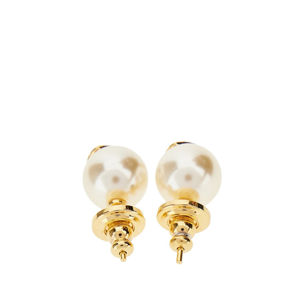 Orecchini 'VLogo Signature' con perle
