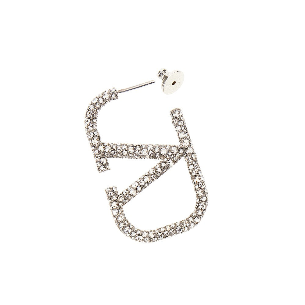 Orecchini 'VLogo Signature' con cristalli