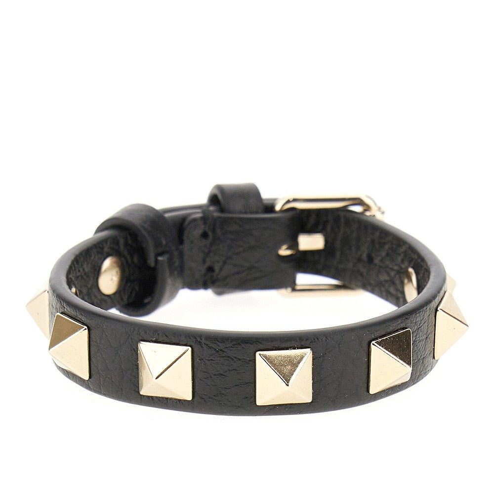 Bracciale in pelle 'Rockstud'