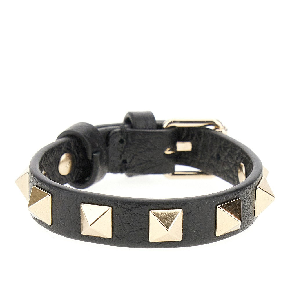 Bracciale in pelle 'Rockstud'