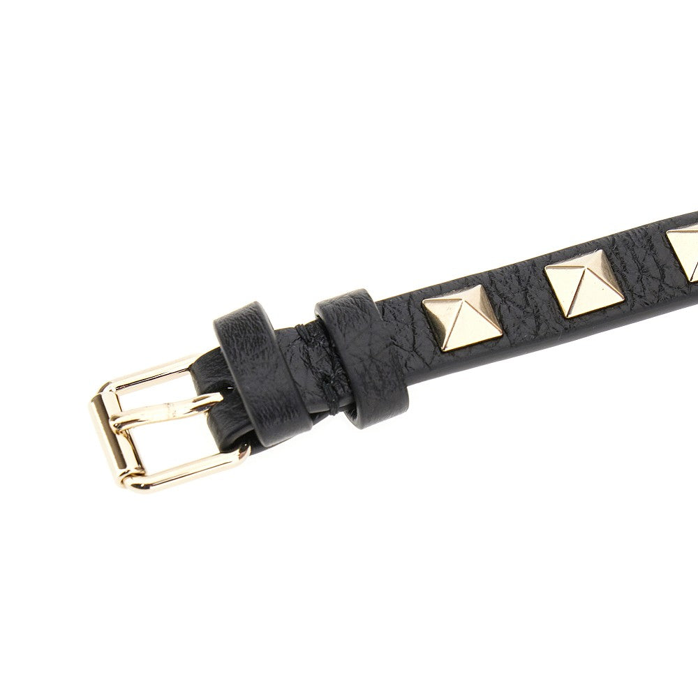 Bracciale in pelle 'Rockstud'