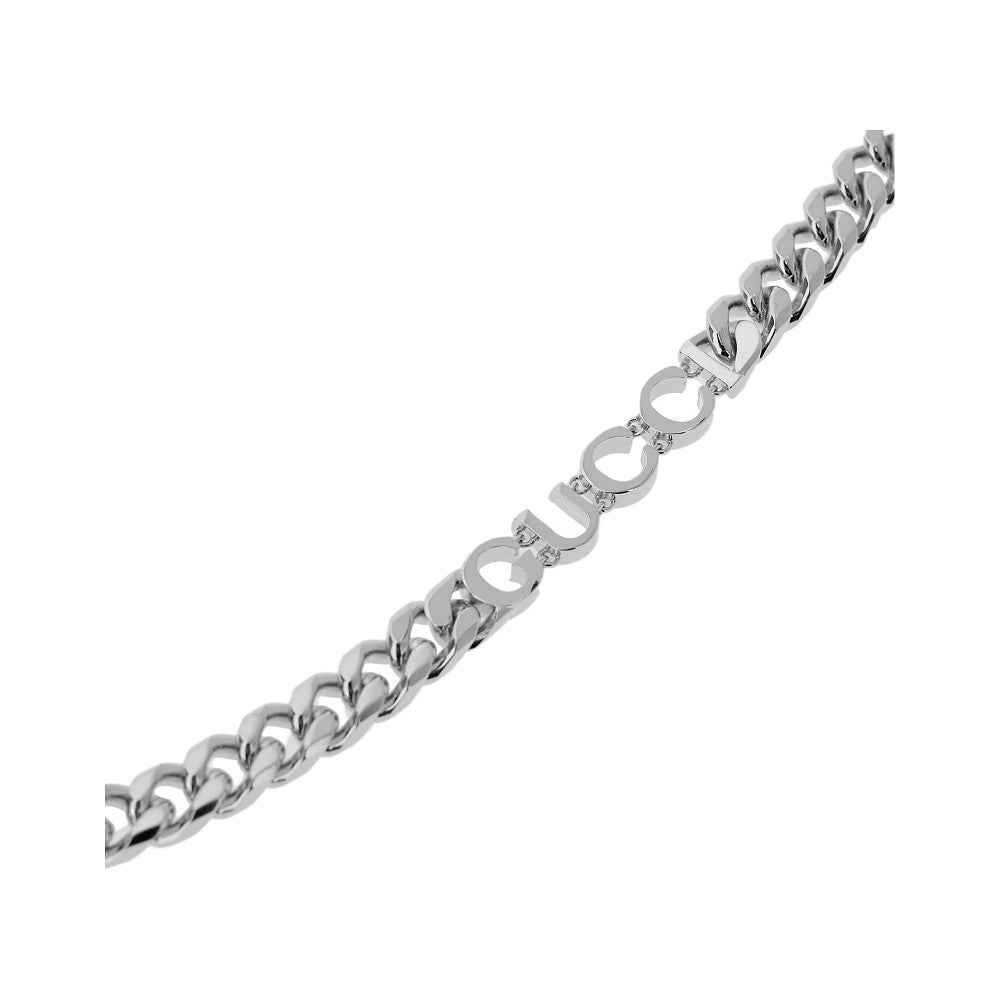 Collana a catena con lettering