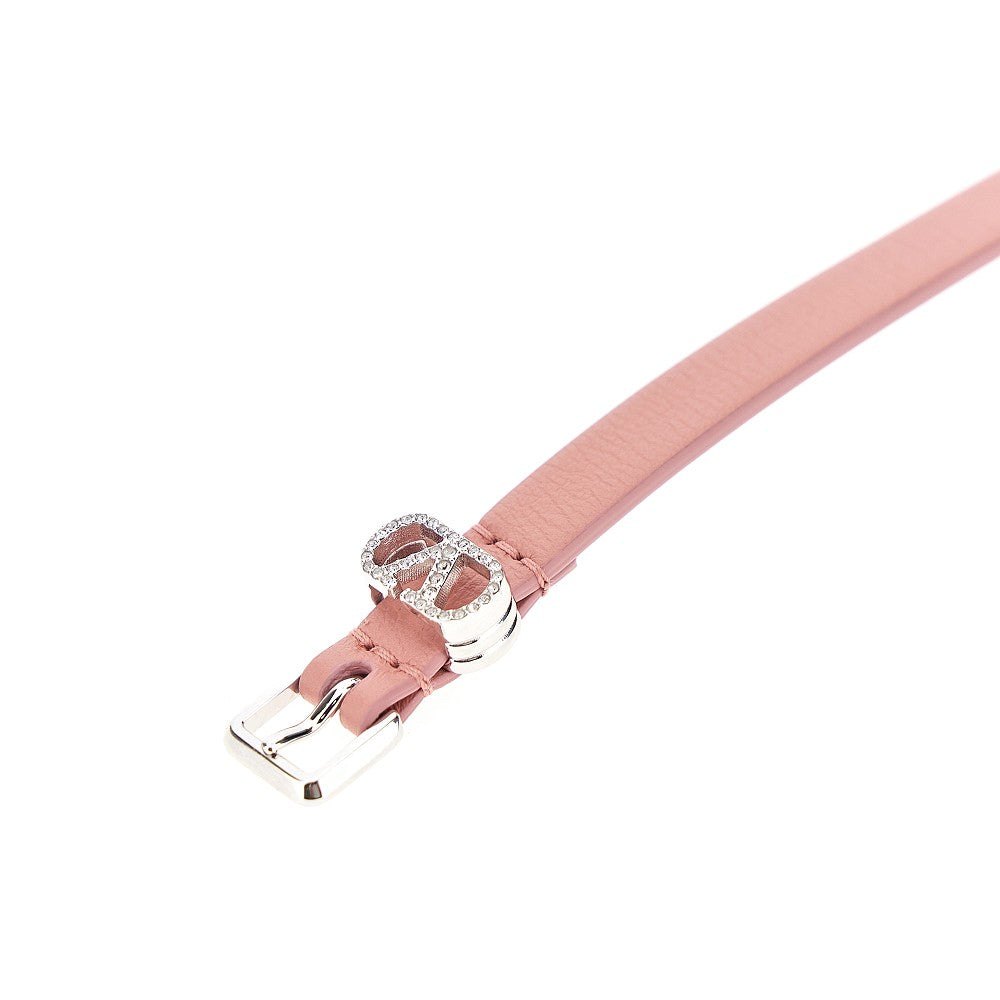 'Ovalette' leather bracelet