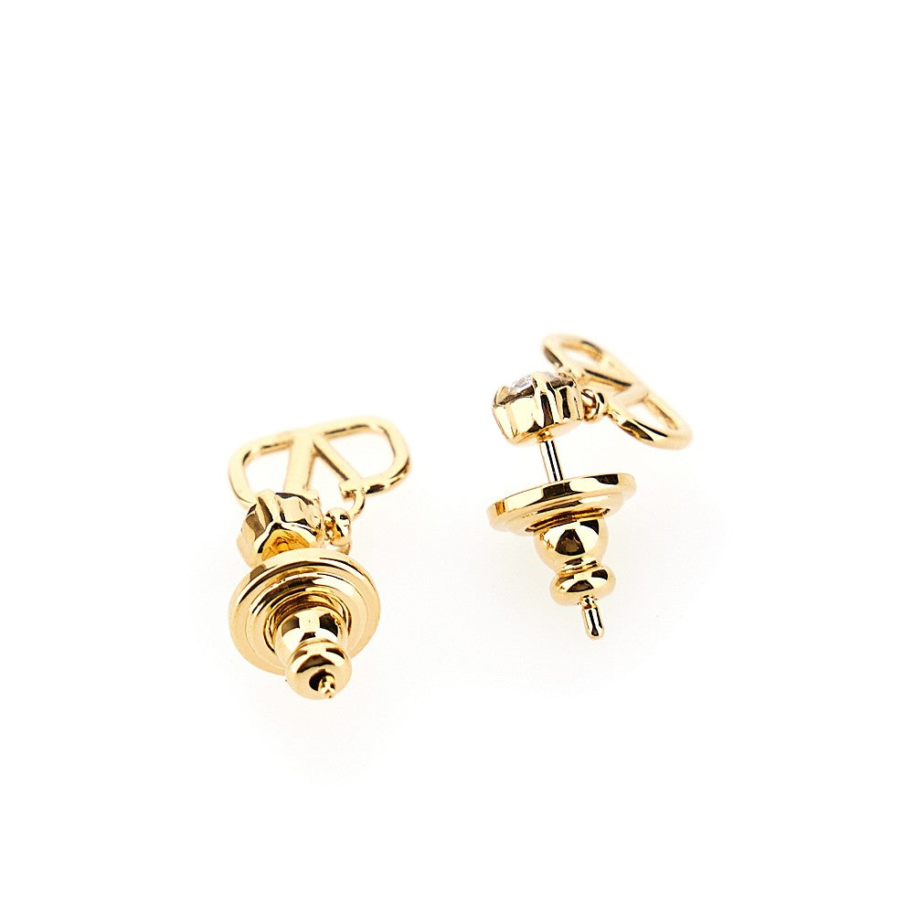 Orecchini 'VLogo Signature' con Swarovski Swa