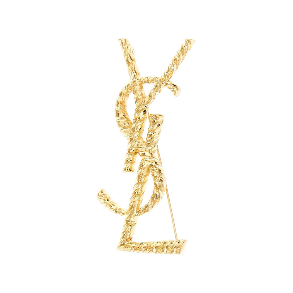 'Cassandre' striped brooch