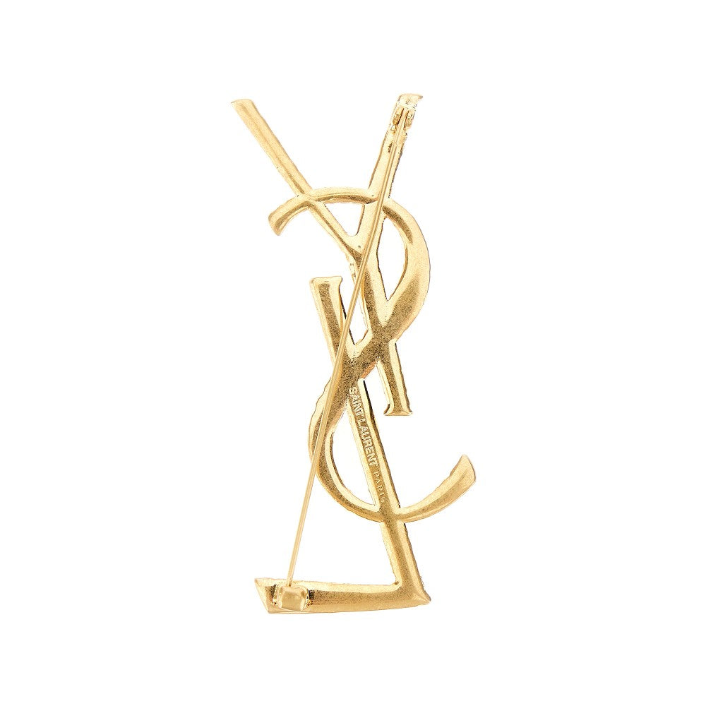 'Cassandre' striped brooch