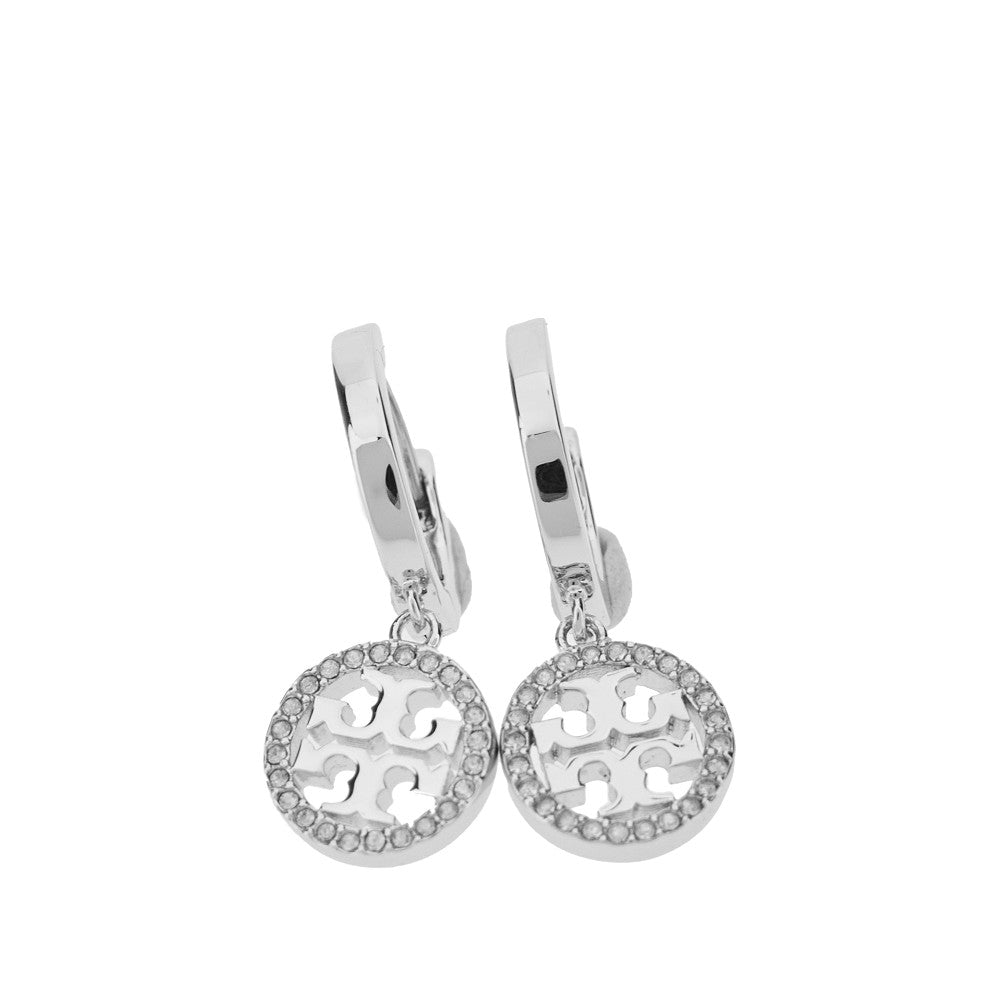 'Miller' pavé hoop earrings