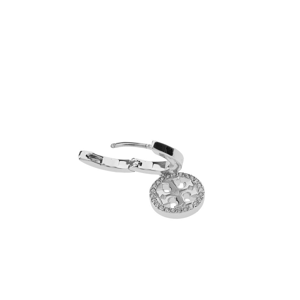'Miller' pavé hoop earrings