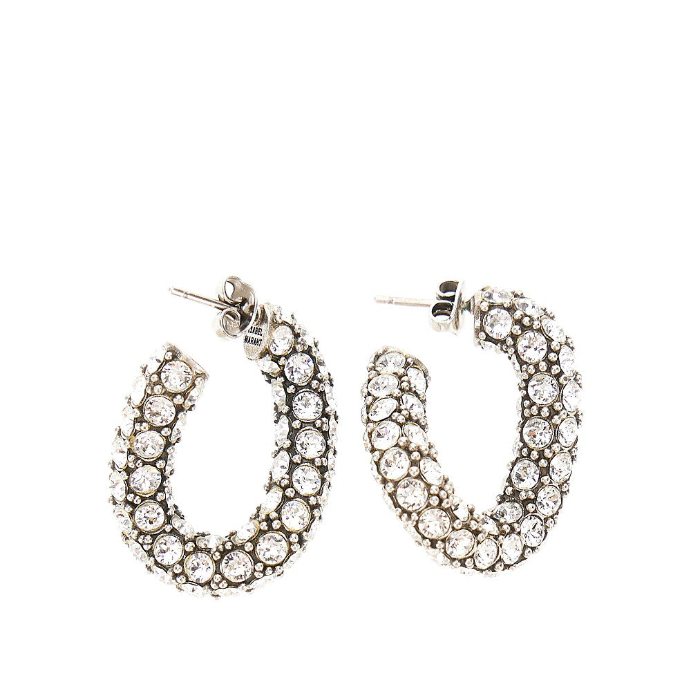Orecchini a cerchio con strass