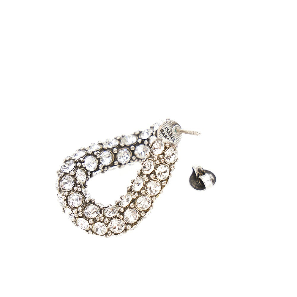 Orecchini a cerchio con strass