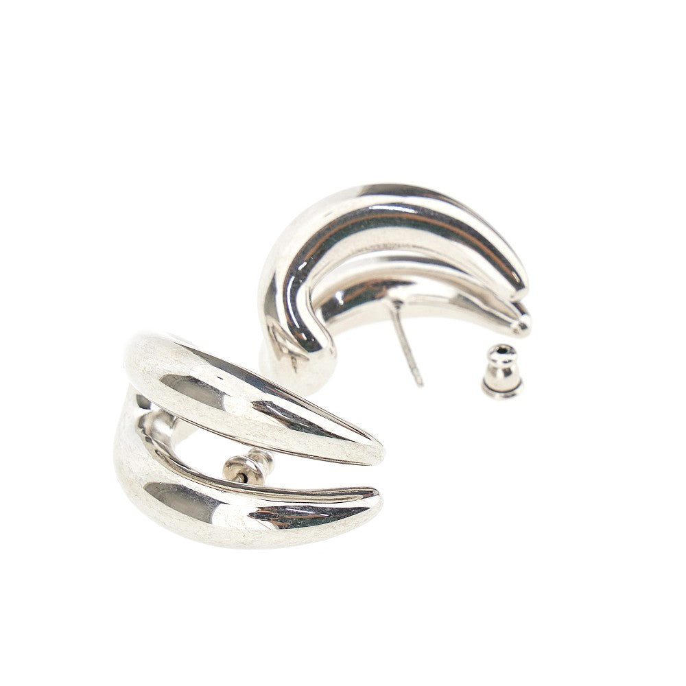 Orecchini 'Double Moon Hoops'