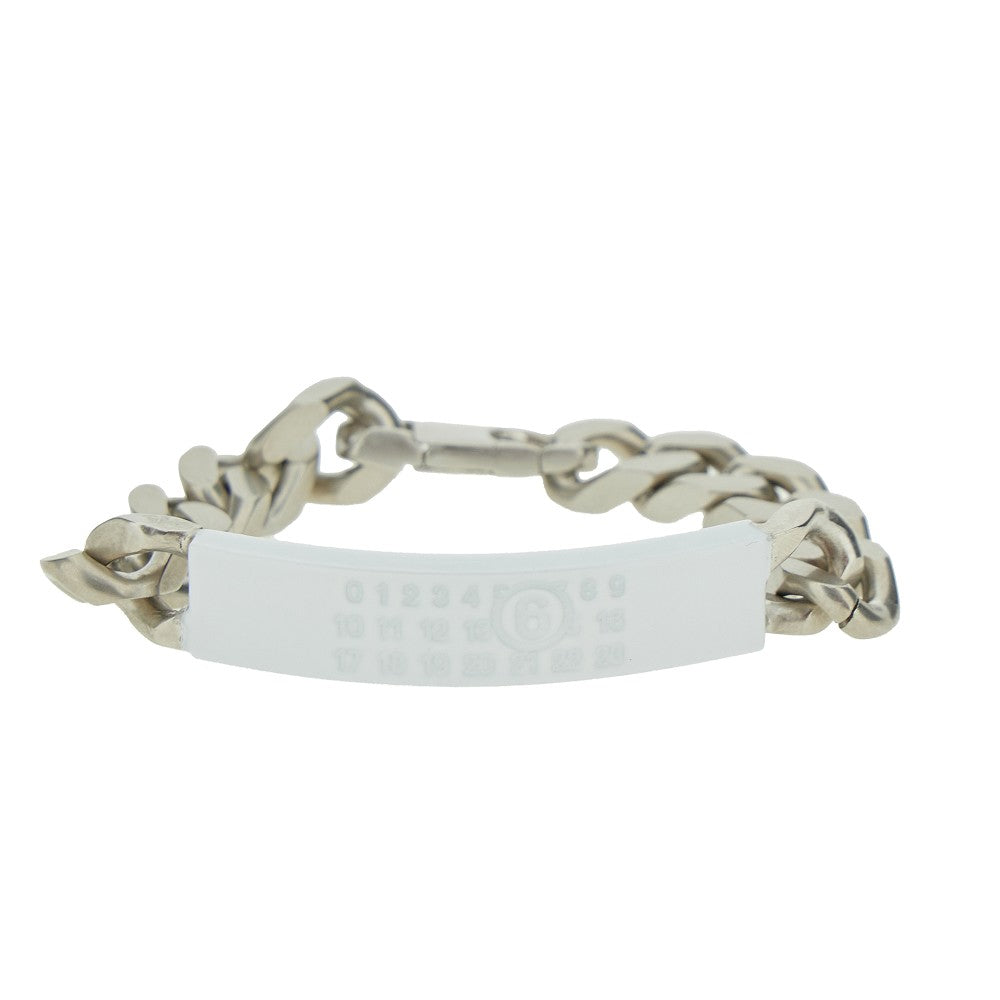 Bracciale con placchetta logo