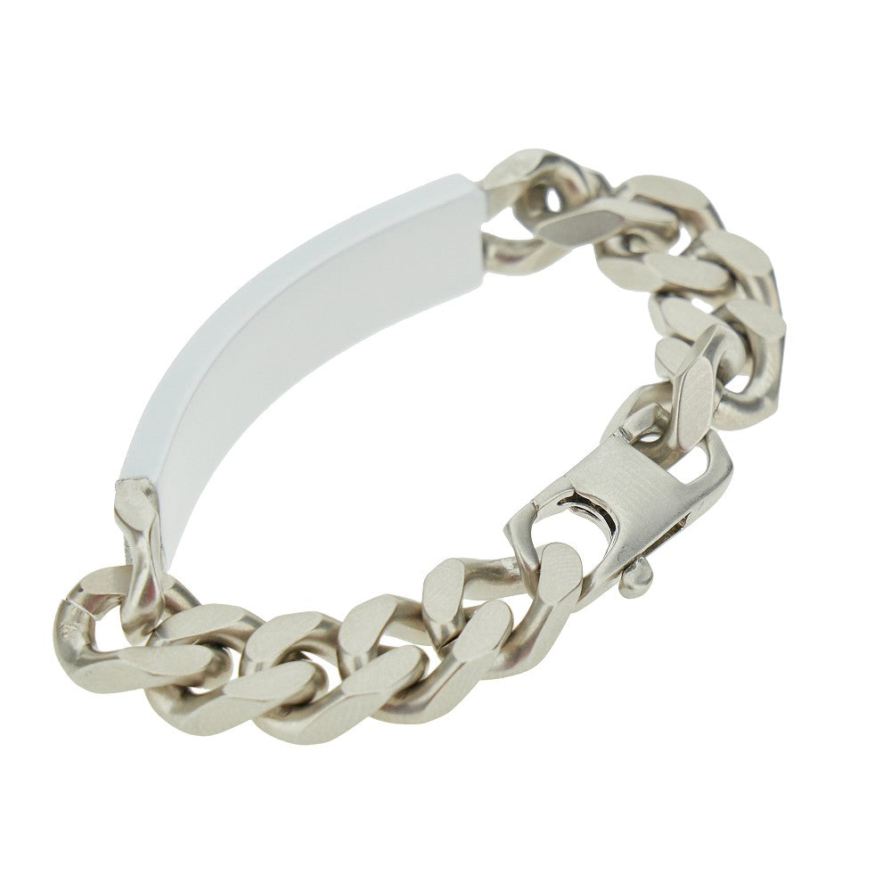 Bracciale con placchetta logo