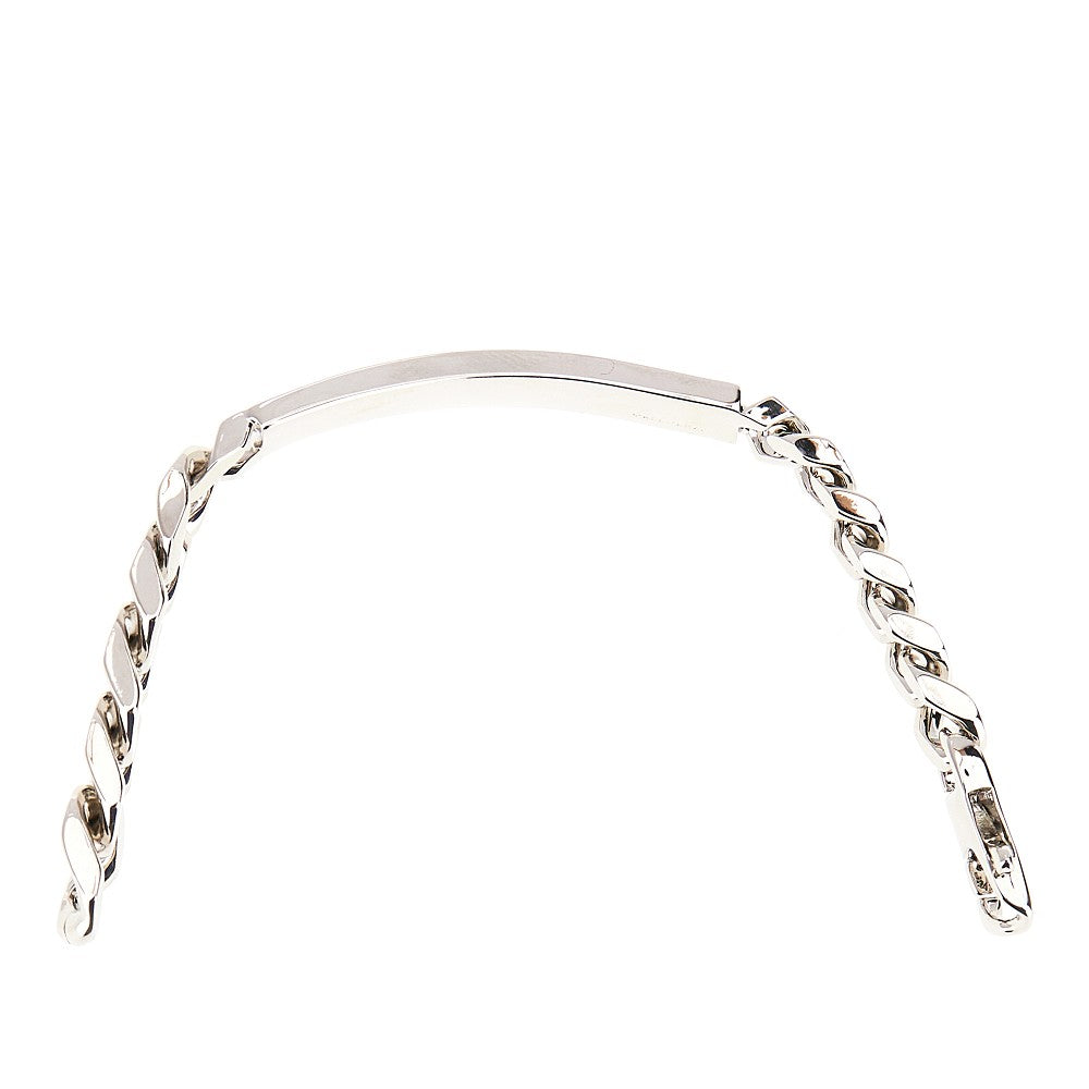 Bracciale con placchetta logo