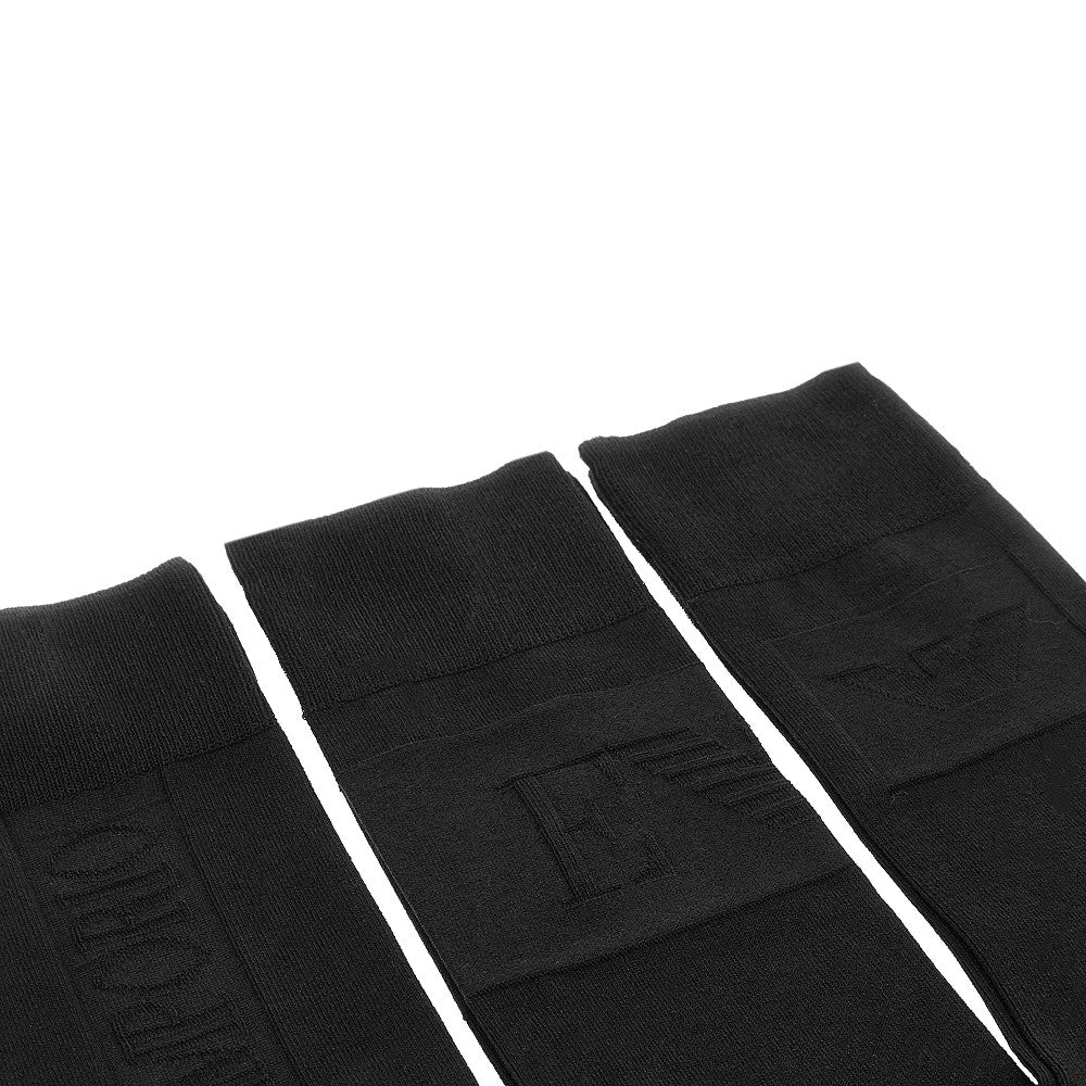 3-pack calzini in misto cotone jacquard