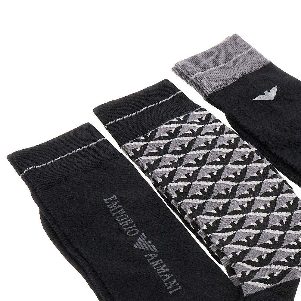 3-pack cotton-blend socks