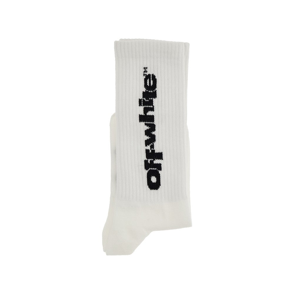 Type Graphic logo long socks