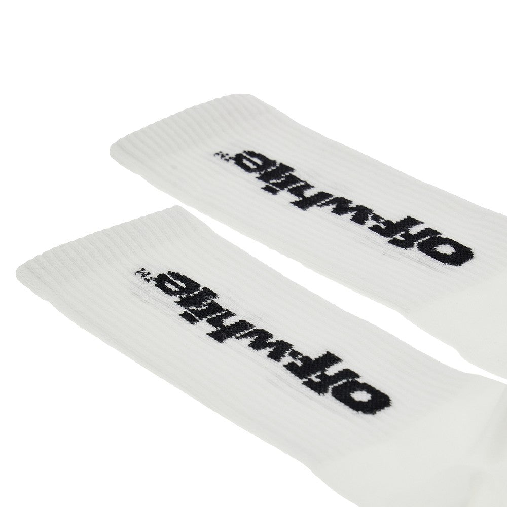 Type Graphic logo long socks