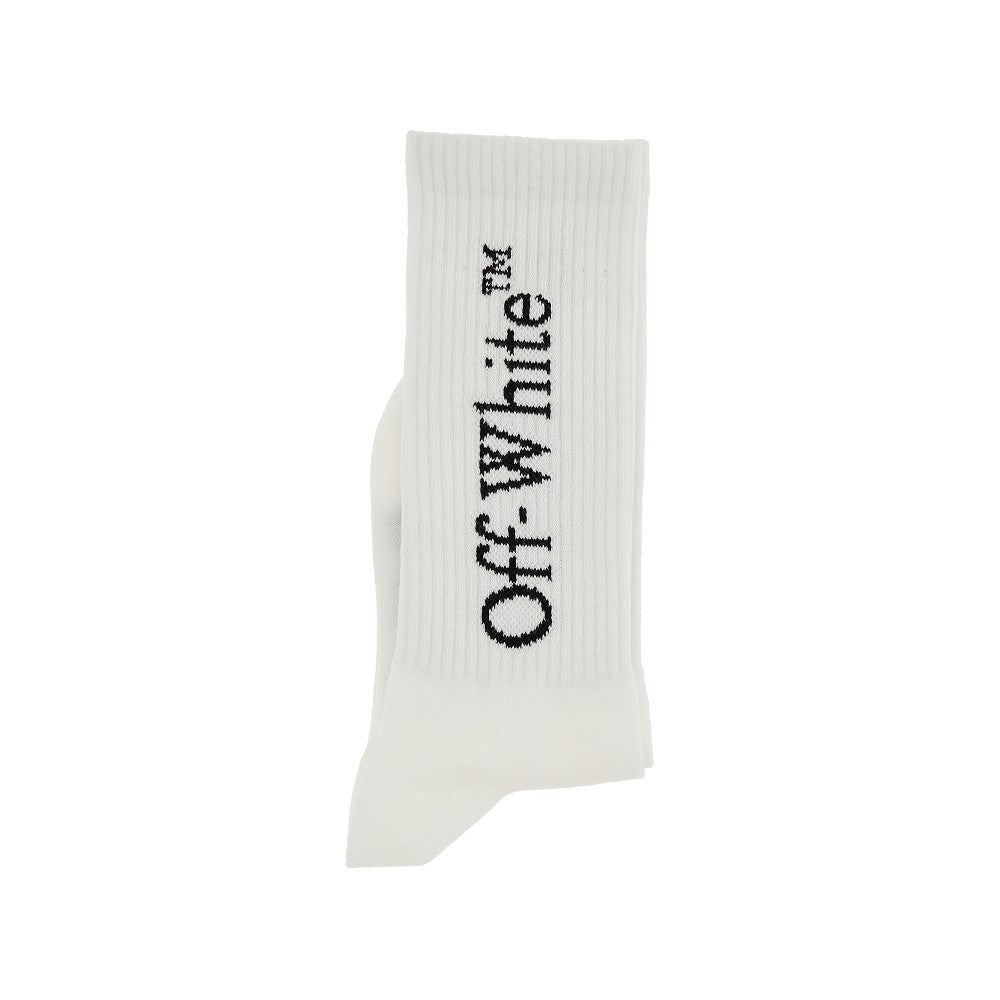 Logo long socks