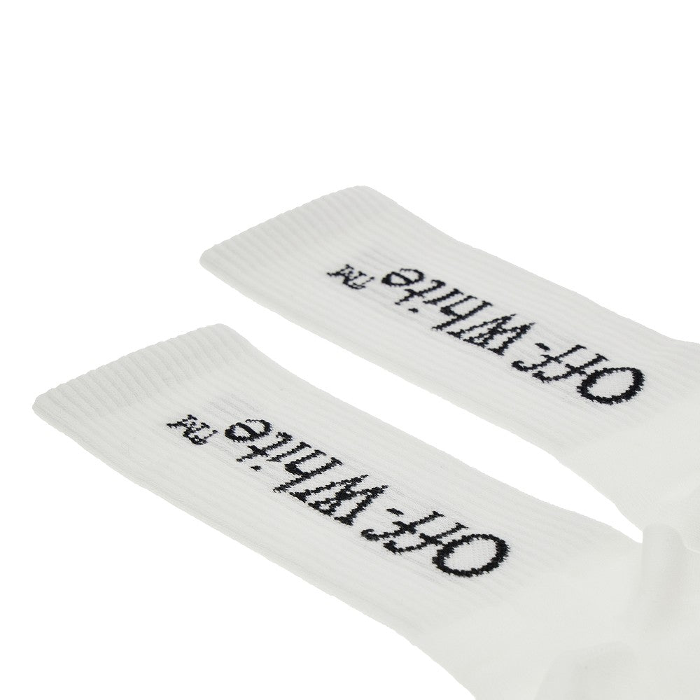 Logo long socks