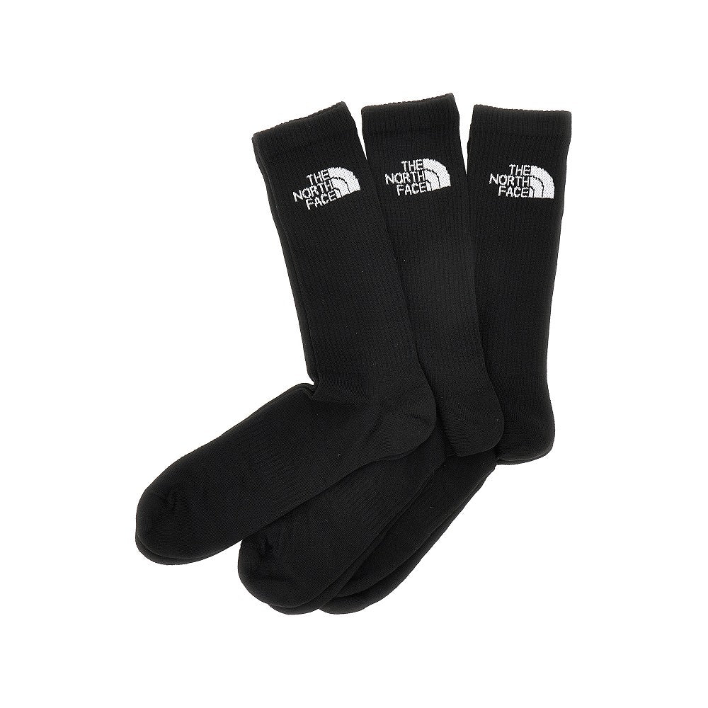 Tri-pack calzini sportivi con logo