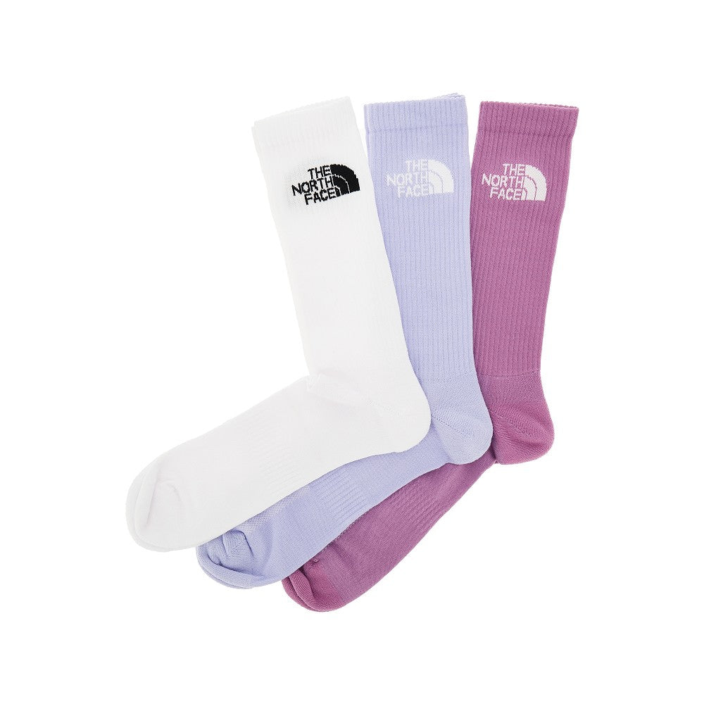 Tri-pack calzini sportivi con logo