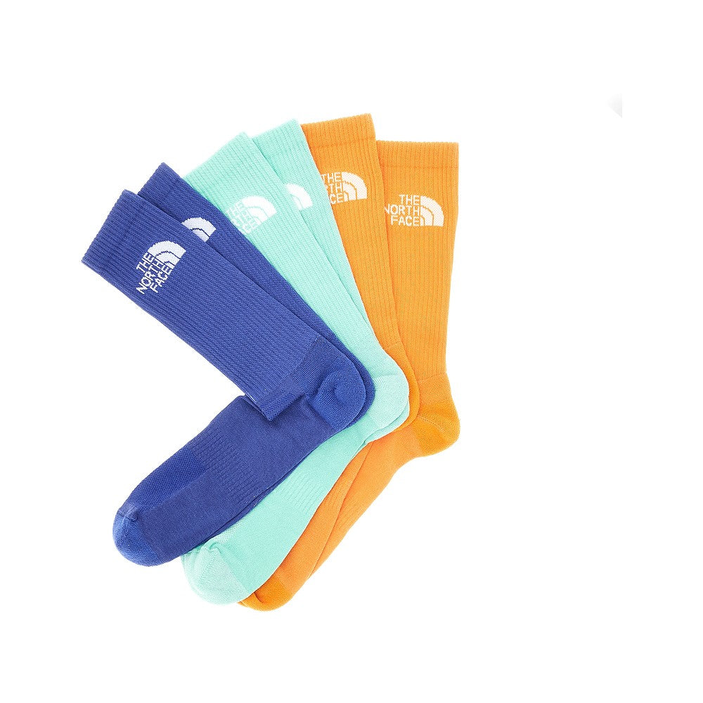 Tri-pack calzini sportivi con logo