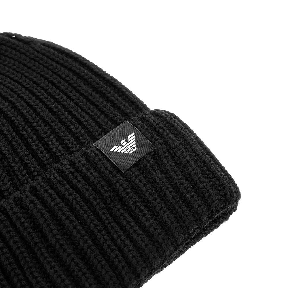Virgin wool beanie hat