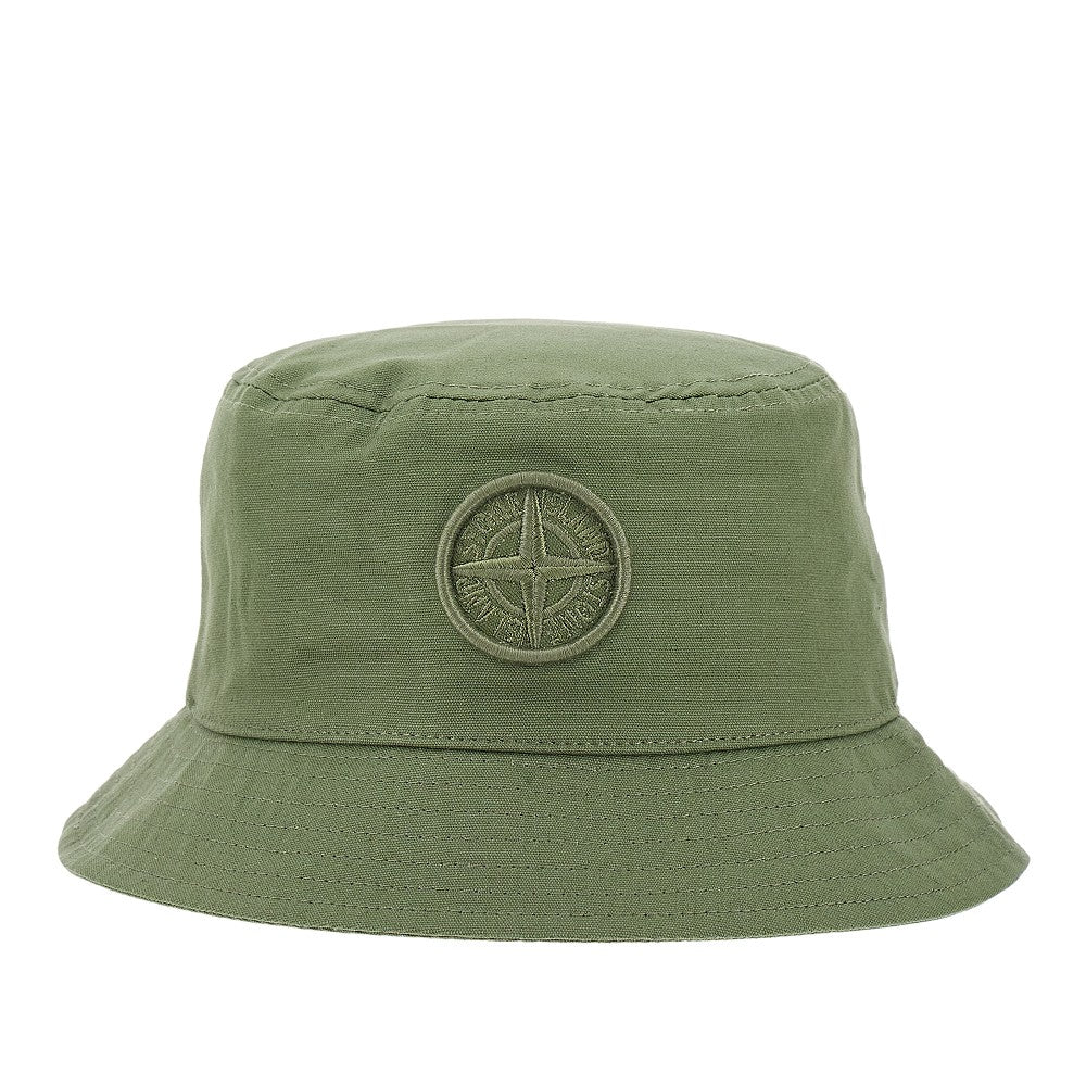 Cappello a secchiello in cotone con logo