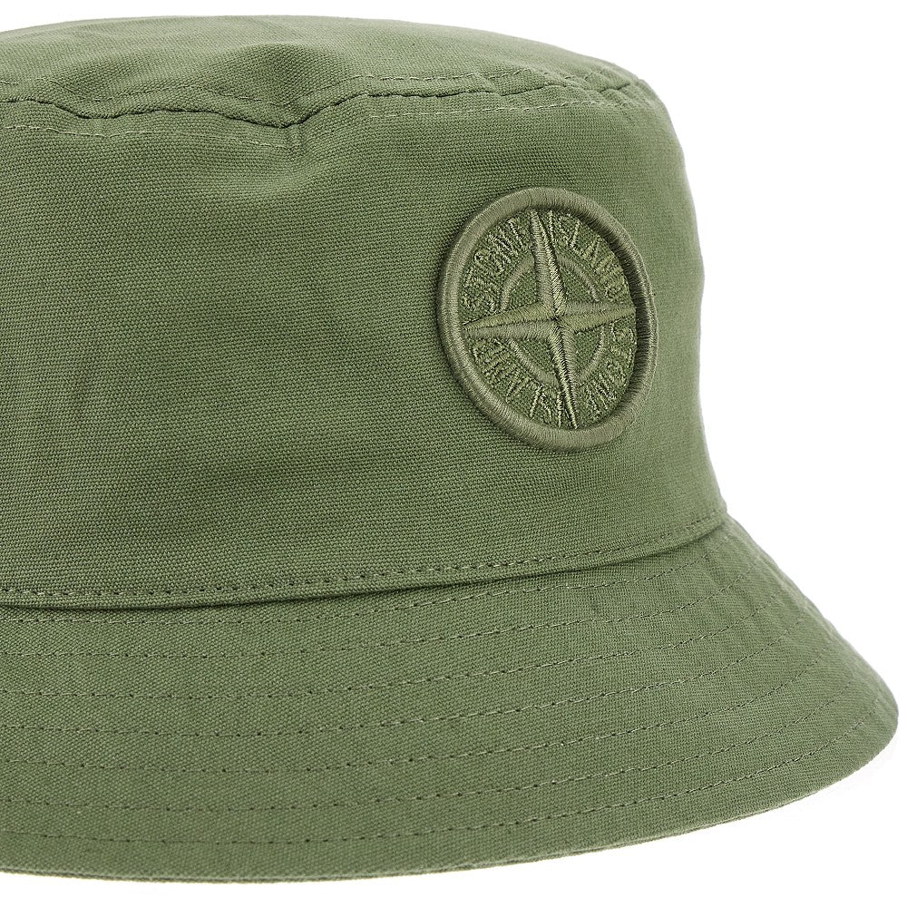 Cappello a secchiello in cotone con logo