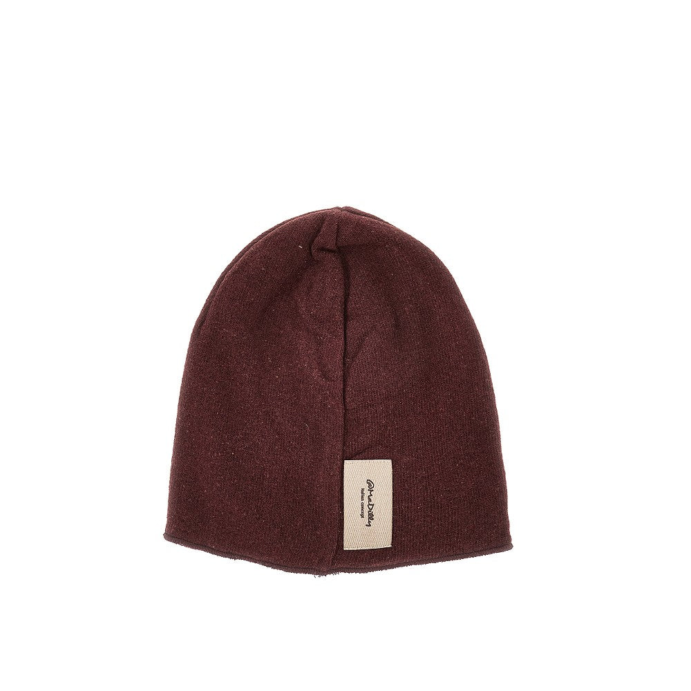 Cotton-blend 'Ametista' beanie hat
