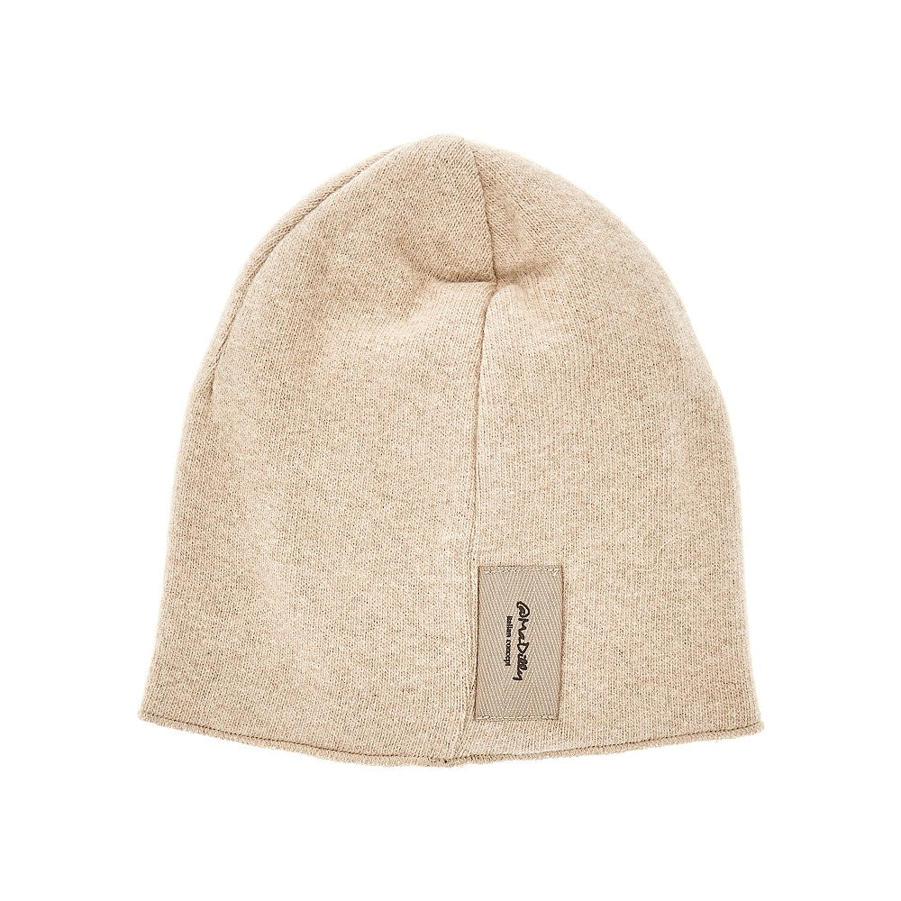 Cotton-blend 'Ametista' beanie hat