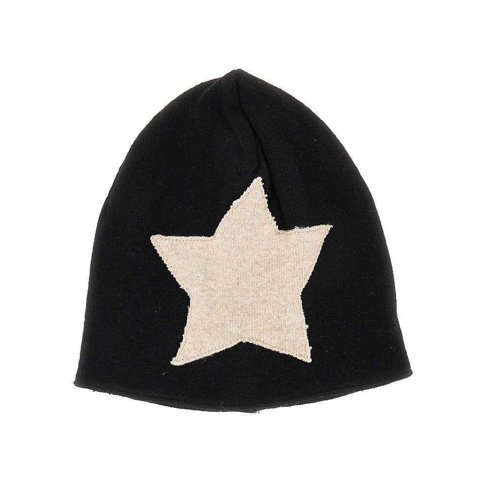 Cotton-blend 'Ametista' beanie hat