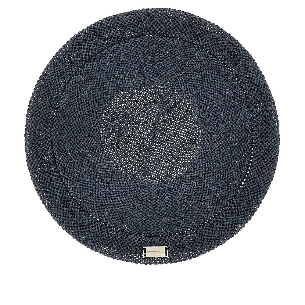 Woven rafia effect hat
